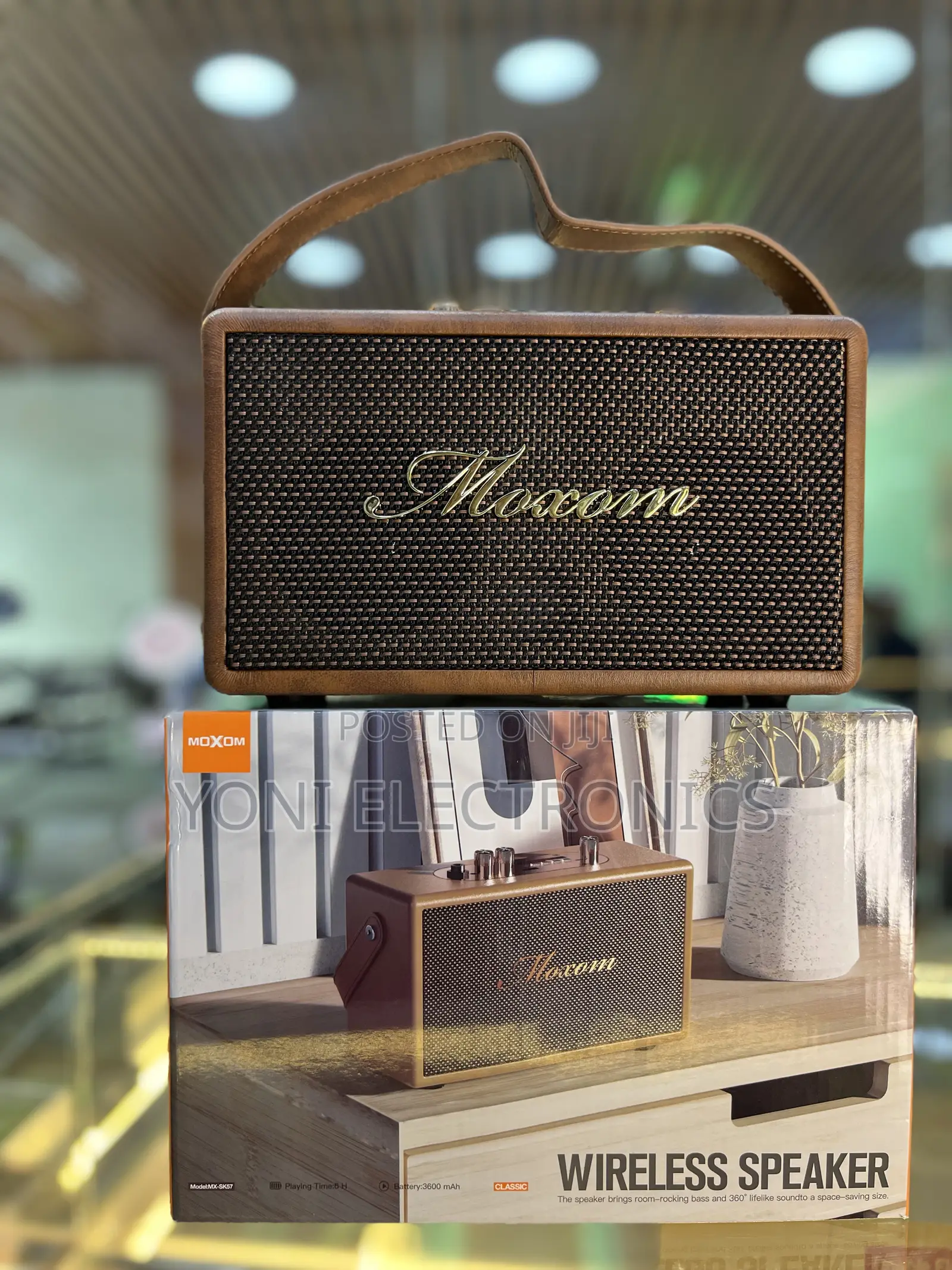 Moxom Retro Vintage Wireless Speaker (Model Mx-Sk57)