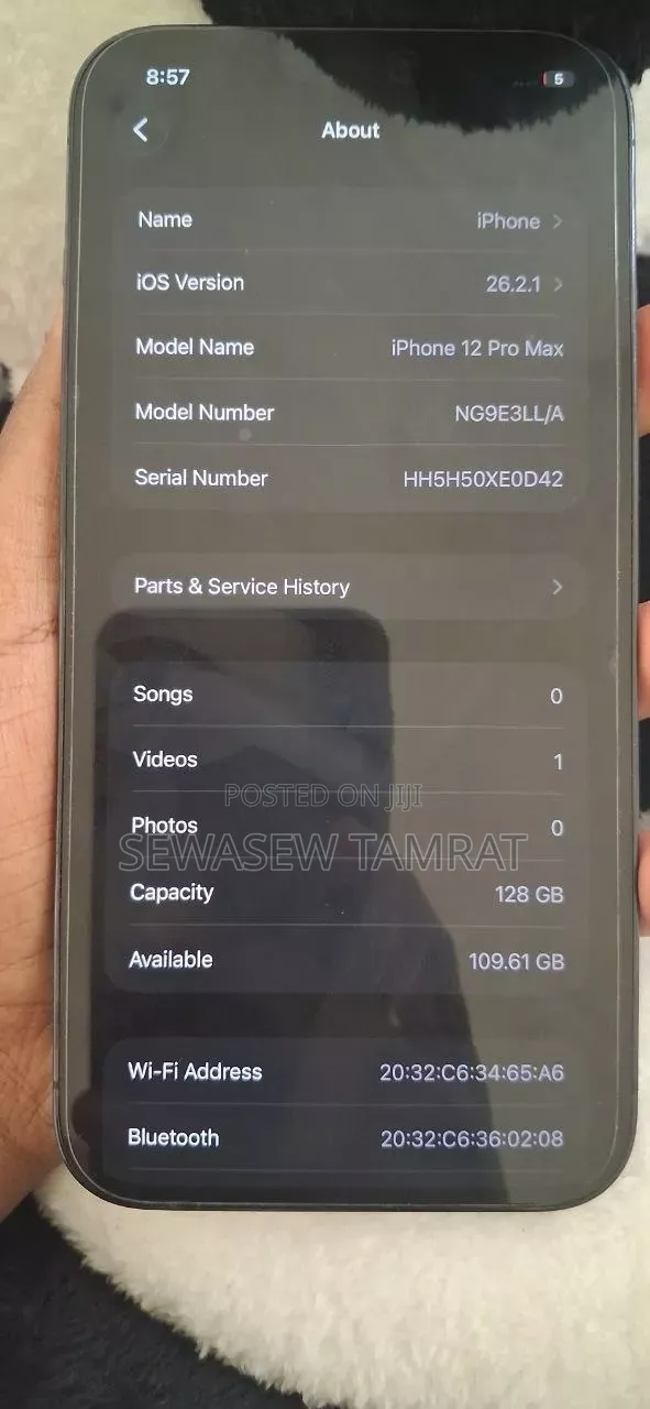 New Apple iPhone 12 Pro Max 128 GB Black