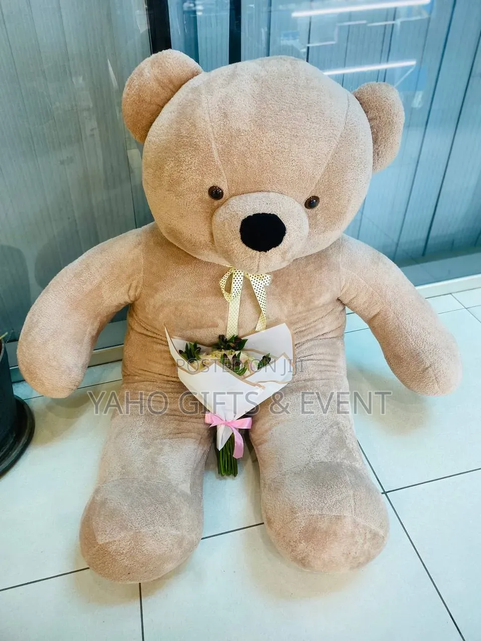 3xl Brown Teddy Bear With Gift