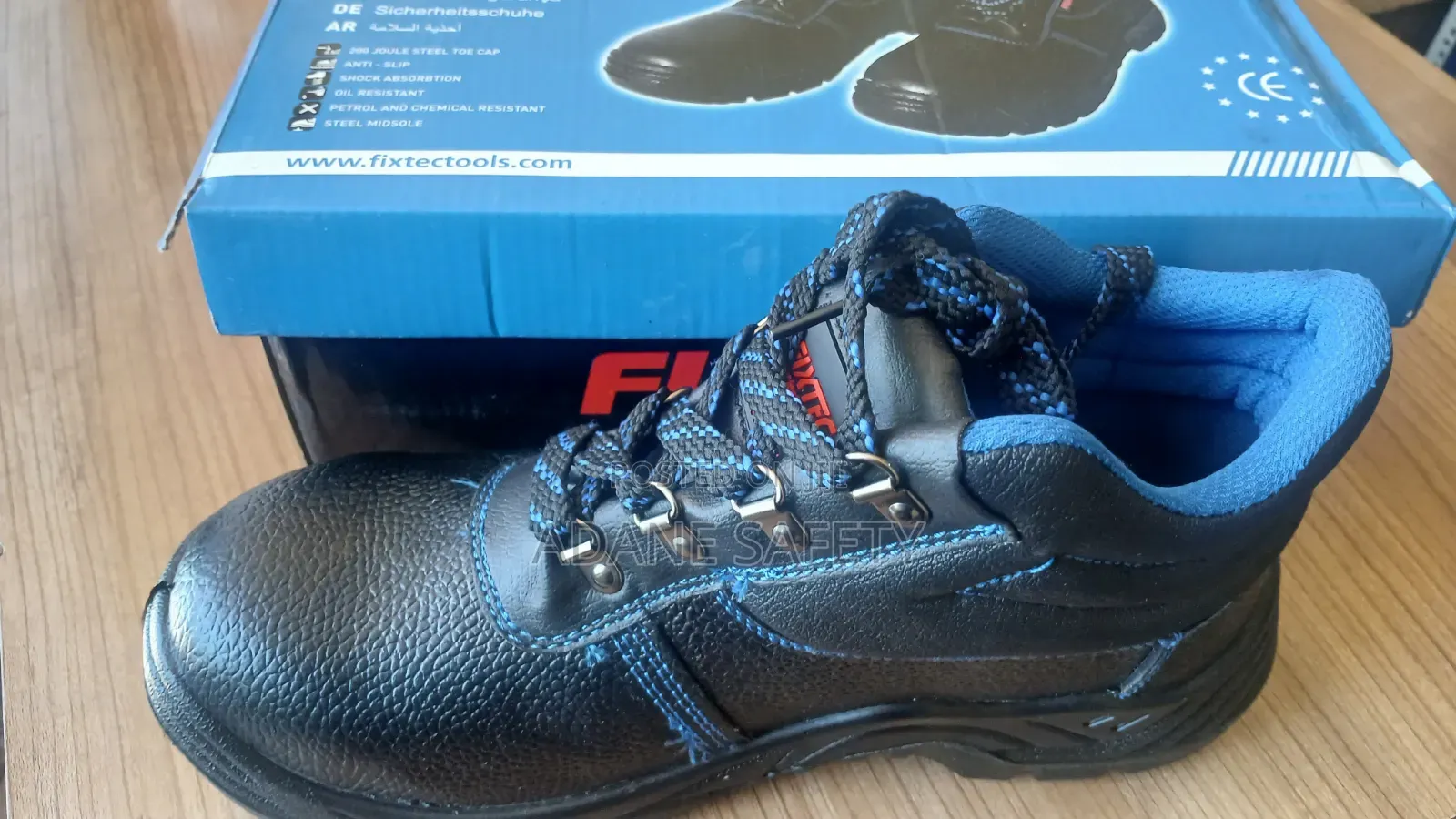 Petrol, Oil And Chemical Resistant Fixtec Safety Shoe ሴፍቲ ጫማ