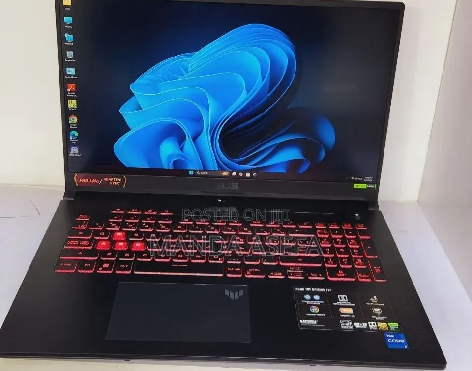 New Laptop Asus TUF Gaming A17 16GB Intel Core i7 SSD 1T