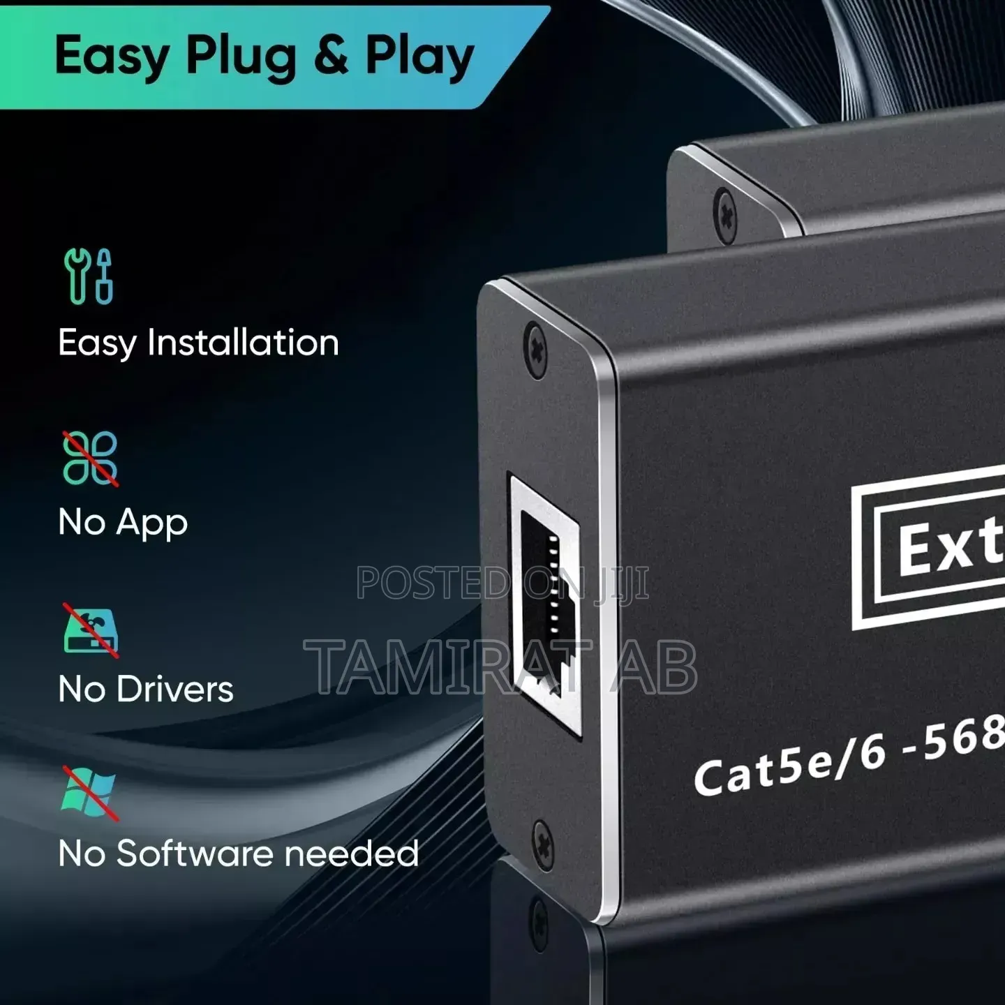 60m Hdmi Video Extender Over Cat6 Ethernet Cable - Full Hd 1080p