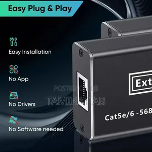 60m Hdmi Video Extender Over Cat6 Ethernet Cable - Full Hd 1080p