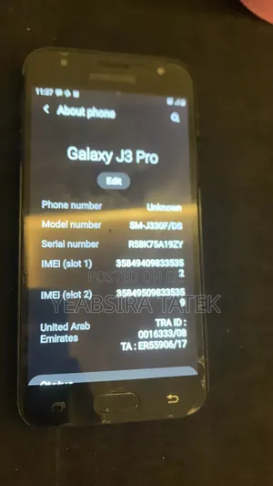 Samsung Galaxy J3 Pro 16 GB Silver
