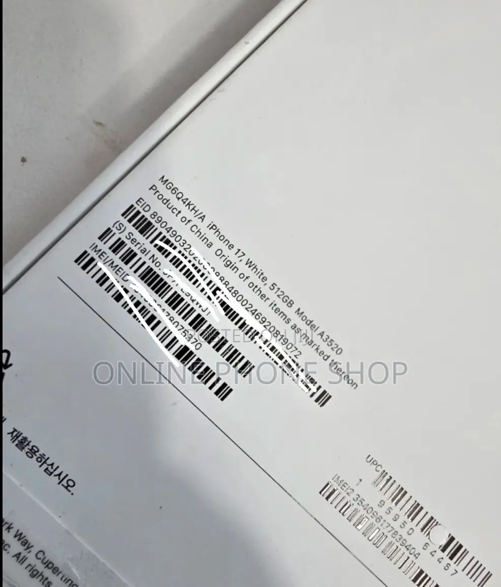 Apple iPhone 17 512 GB White
