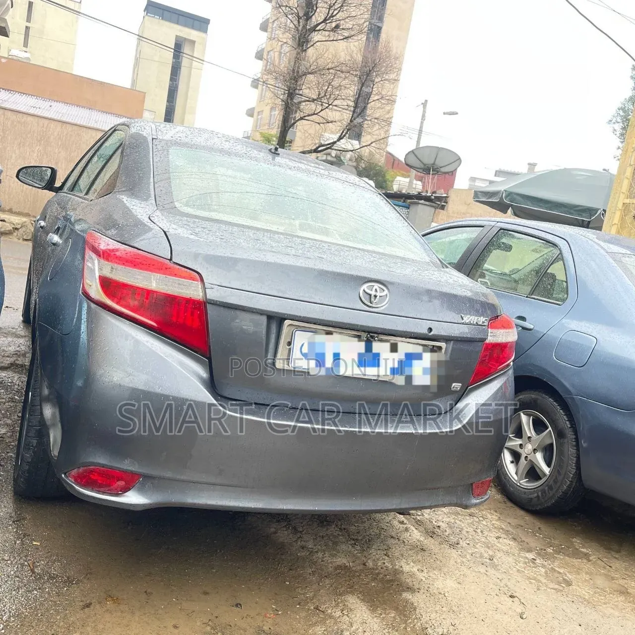 Toyota Yaris 2014 Brown