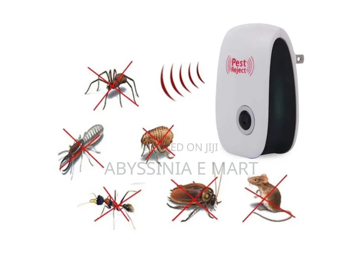 Electronic Pest Repeller ነፍሳት እና ተባዮችን እስከ መጨረሻ ድረስ ያስወግዳል!