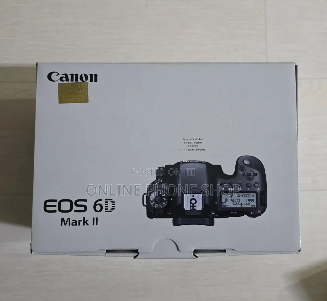 Canon Eos 6d Mark2 Camera Body and Lens Box Full Set Korean Genuine