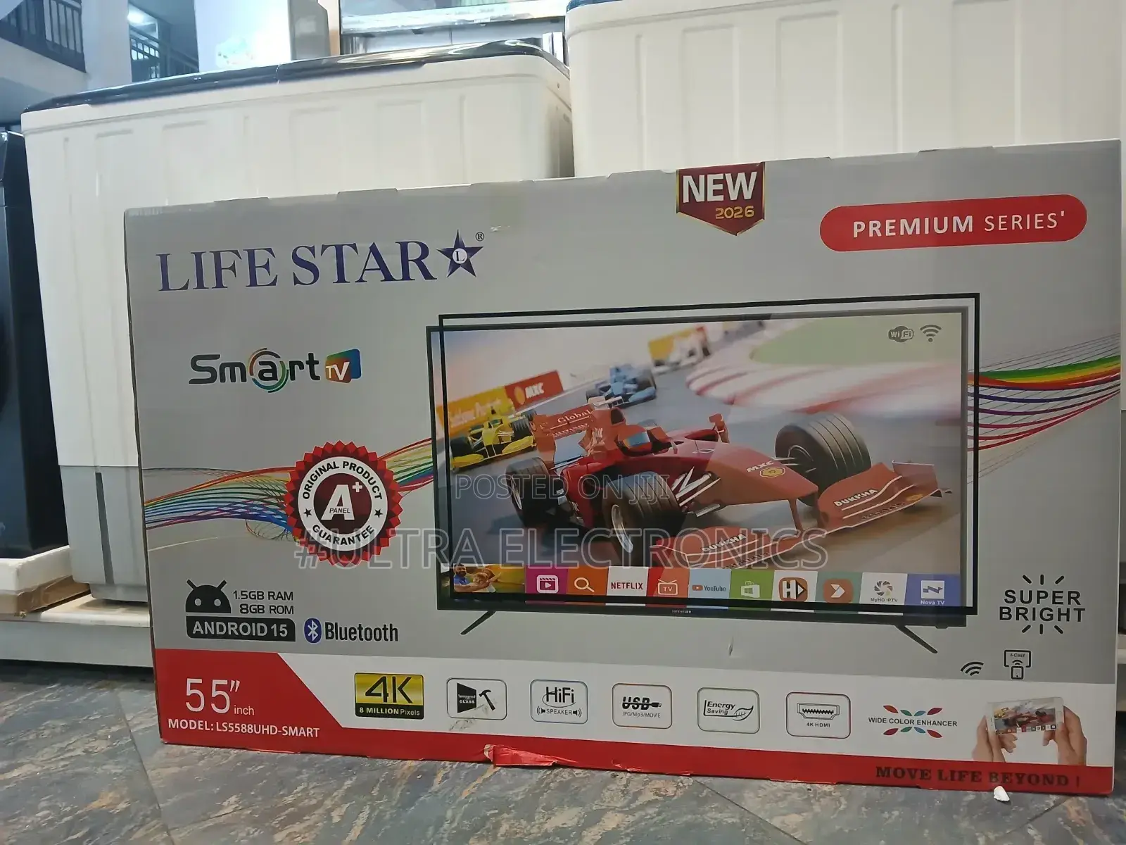 Life Star 55" Uhd Smart Tv (Model Ls5588uhd-Smart) Features a
