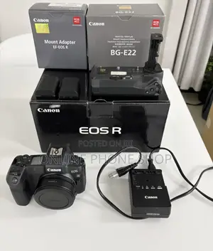 Canon Eos R Full Frame Mirrorless Camera Full Set