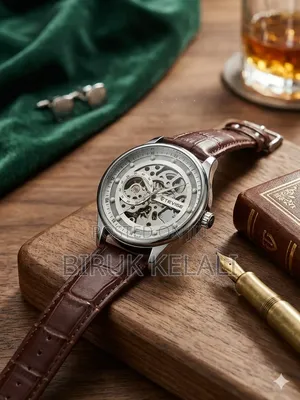 Tevise T836d Automatic Mechanical Watch Featuring a Skeleton Dial