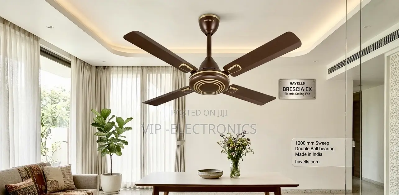 ሀቨለሰ 56” Ceiling Fan Powerful Airflow Elegant Home Comfort