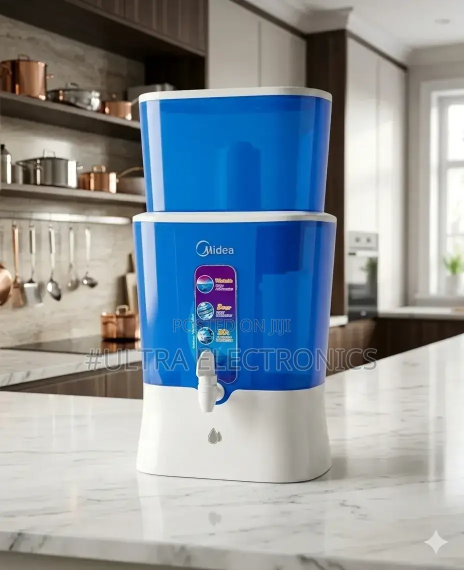 Midea Gravity-Fed Countertop Water Purifier Features 24-Liter Capacity