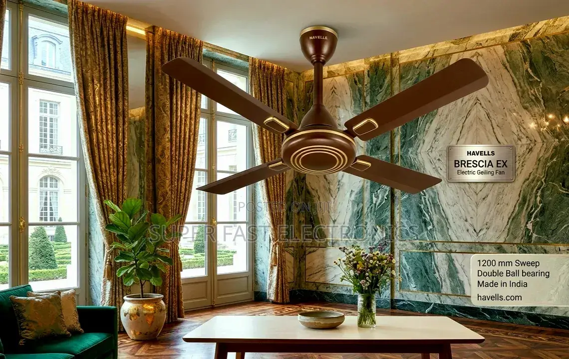 ሀቭለስ Ceiling Fan Efficient High-Speed Fan With Elegant Made in India