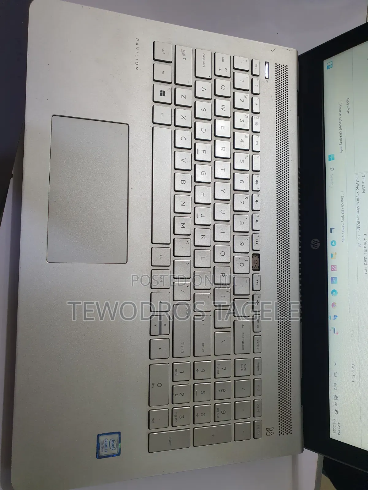 Laptop HP Pavilion 15 16GB Intel Core i7 SSD 512GB