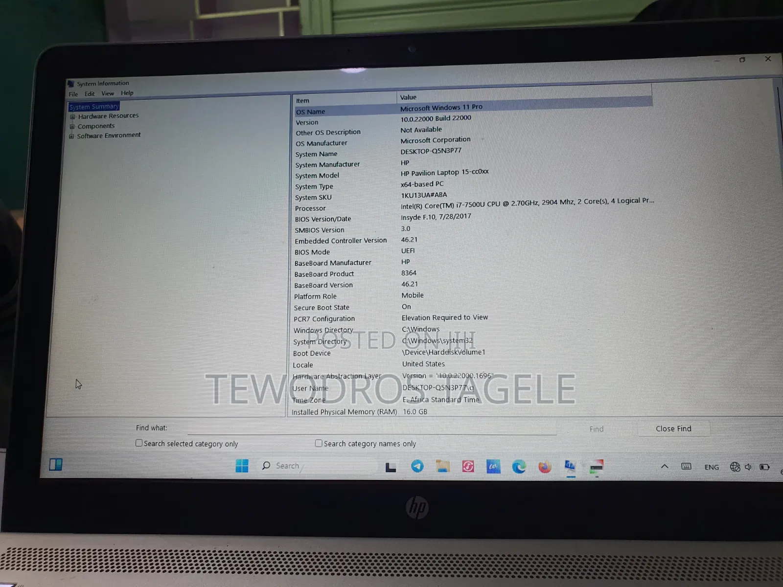 Laptop HP Pavilion 15 16GB Intel Core i7 SSD 512GB