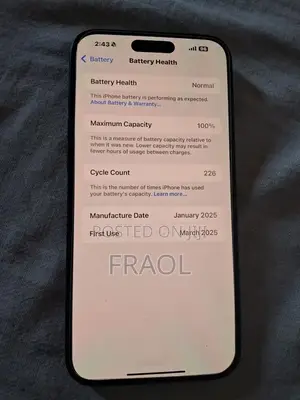 New Apple iPhone 16 Plus 128 GB Black