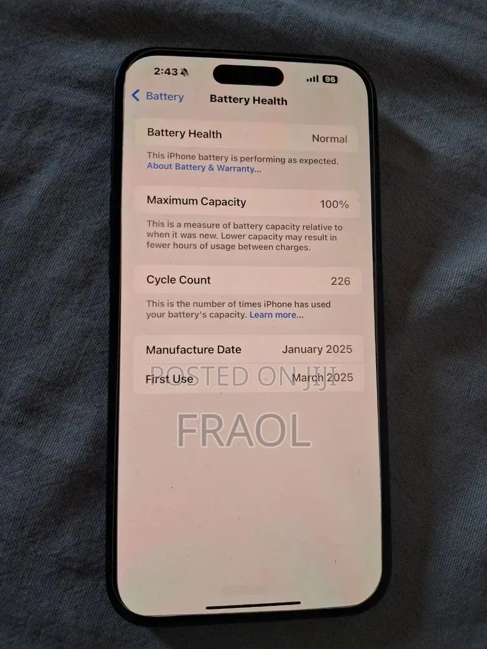 New Apple iPhone 16 Plus 128 GB Black