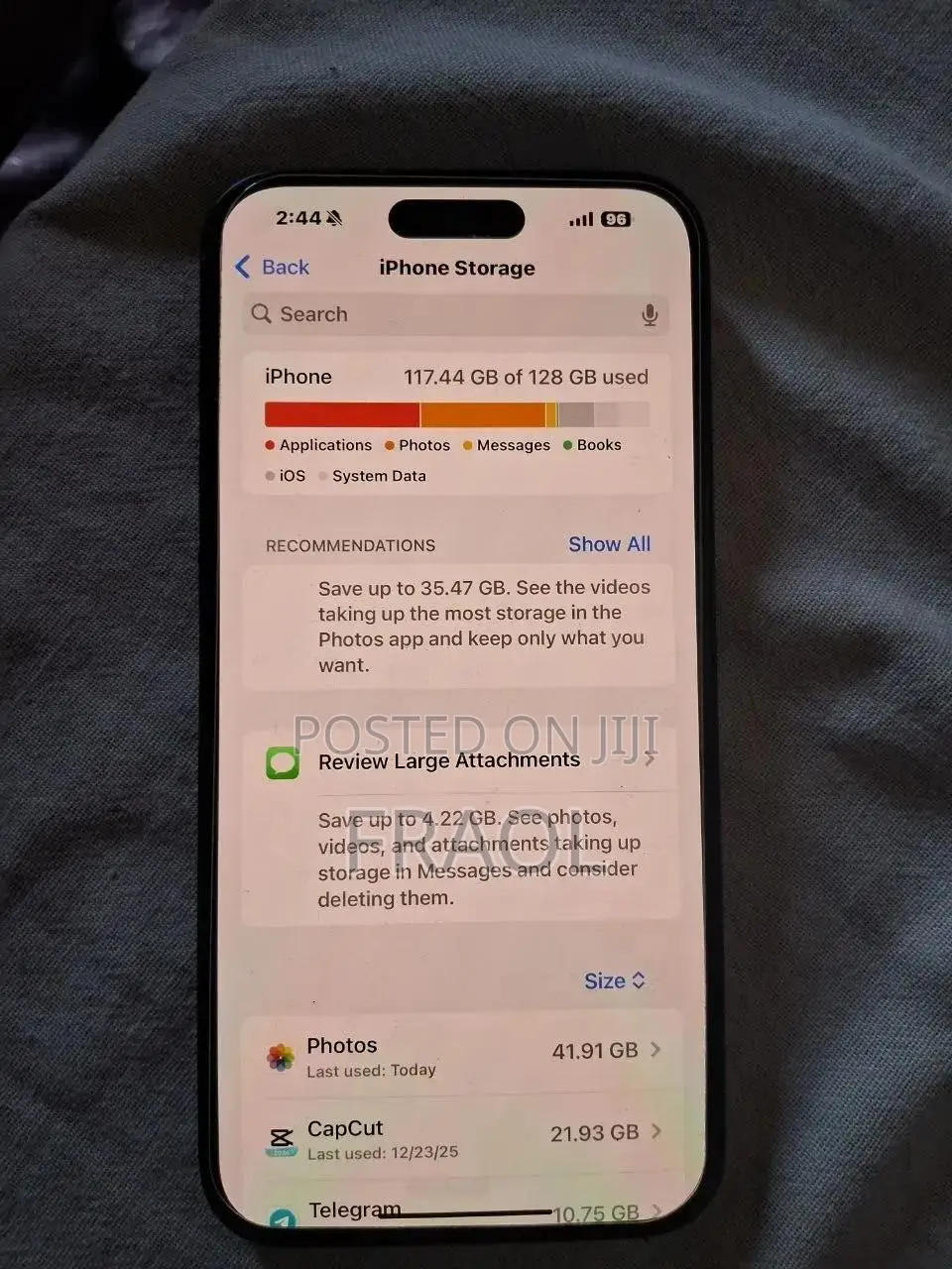 New Apple iPhone 16 Plus 128 GB Black