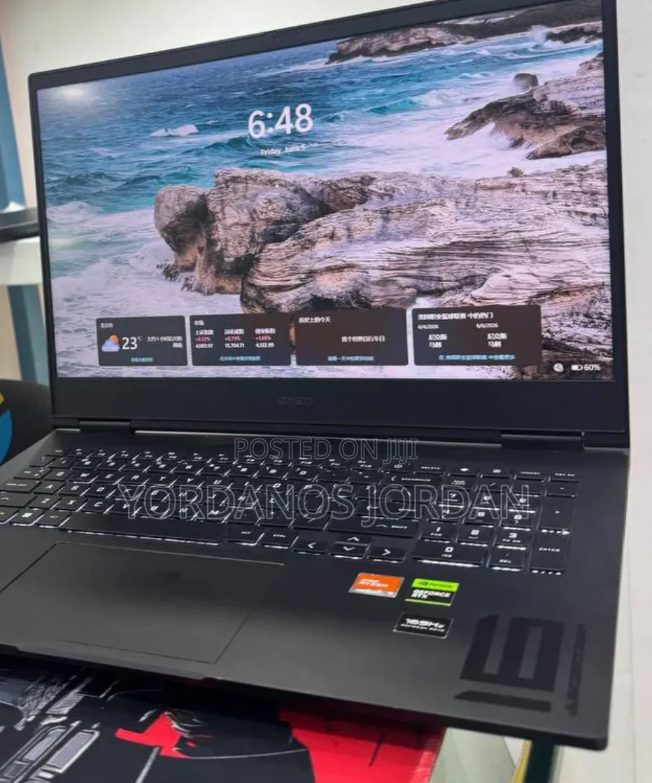 New Laptop HP Omen 16 16GB AMD Ryzen 7 SSD 512GB