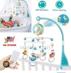 Baby Bed Bell With Det Achable Toy