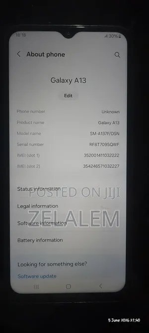 Samsung Galaxy A13 64 GB Blue