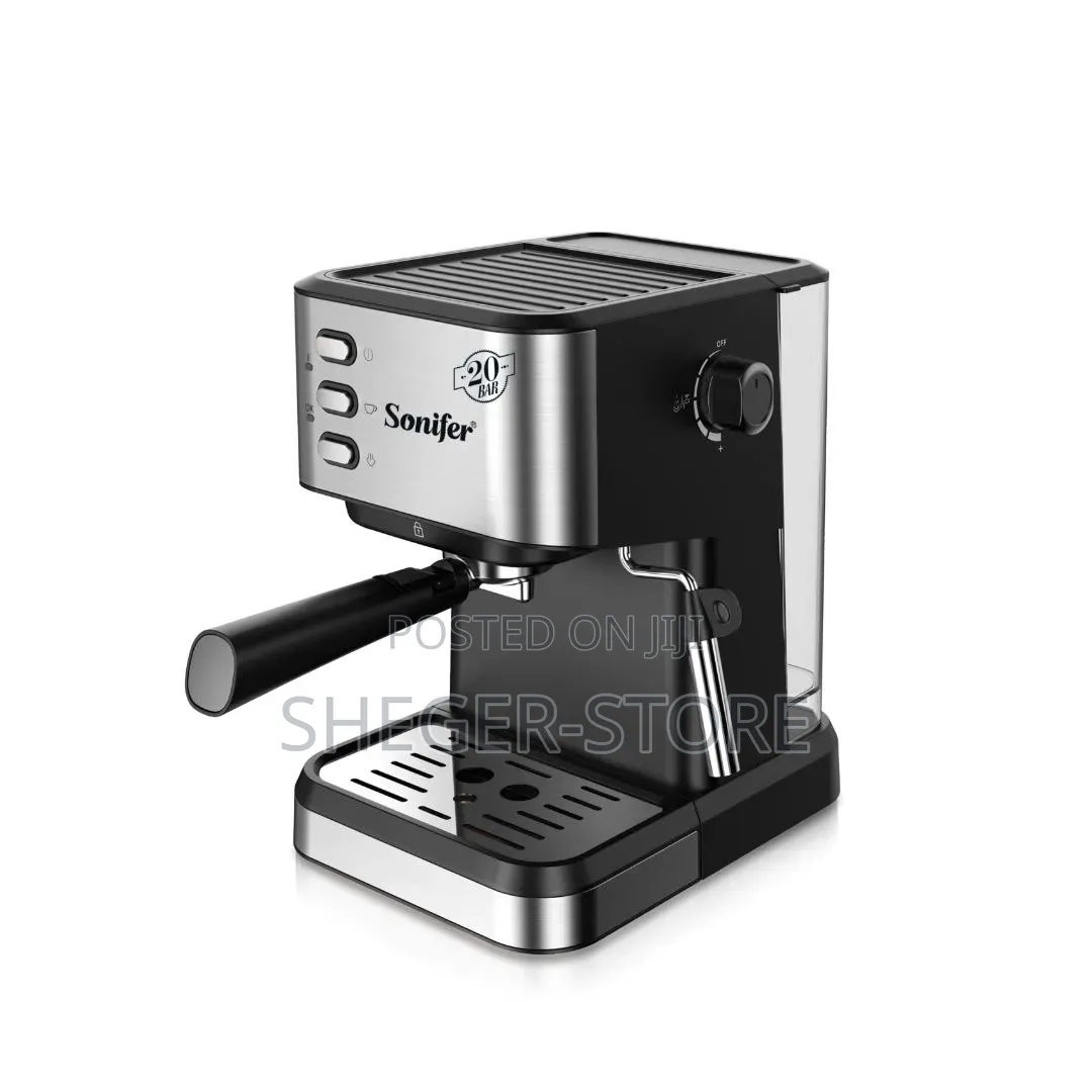 Brand New High Class Sonifer Espresso Coffee Maker የየስቲም ቡና ማፎሊየ