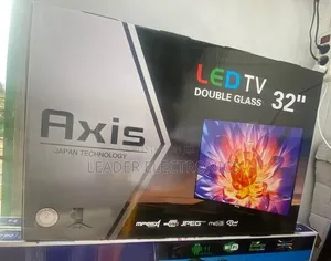 Axis Tv 32" Led Tv Double Glass Tv New