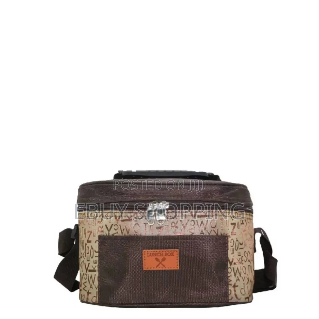 Playful Alphabet Print Insulated Lunch Tote