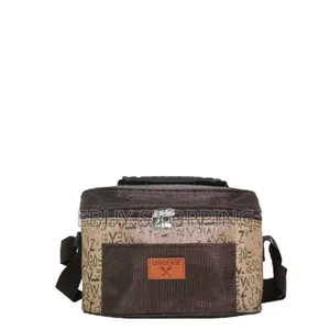Playful Alphabet Print Insulated Lunch Tote