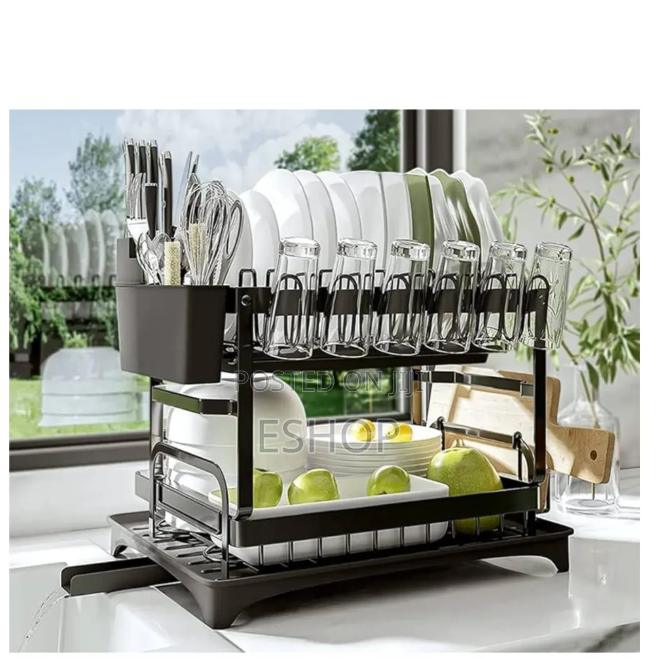 Quick-Install 2-Tier Drainer – No Screws, No Drilling