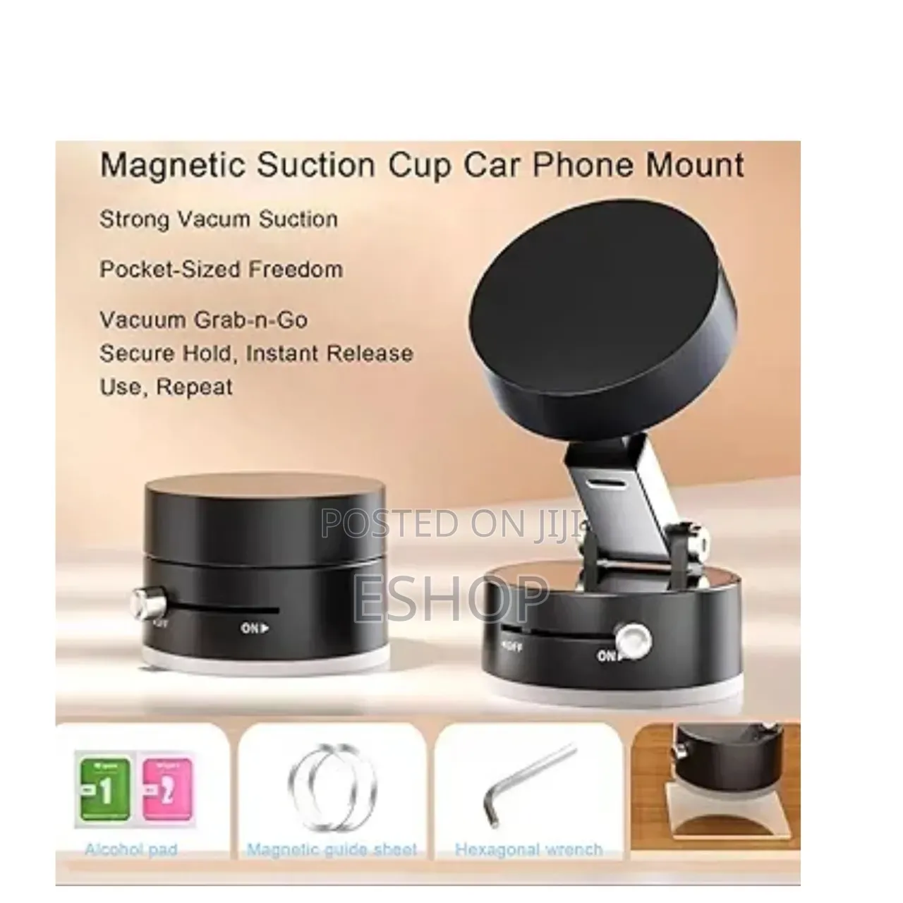 Heavy Duty Mobile Phone Holder With Industrial-Strength Suction