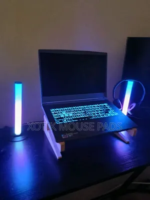 2 PCS RGB Headphone Stands - Usb Powered Lighting for Gaming Setup