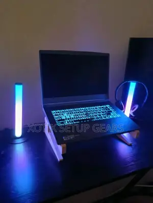 2 PCS RGB Headphone Stands - Usb Powered Lighting for Gaming Setup
