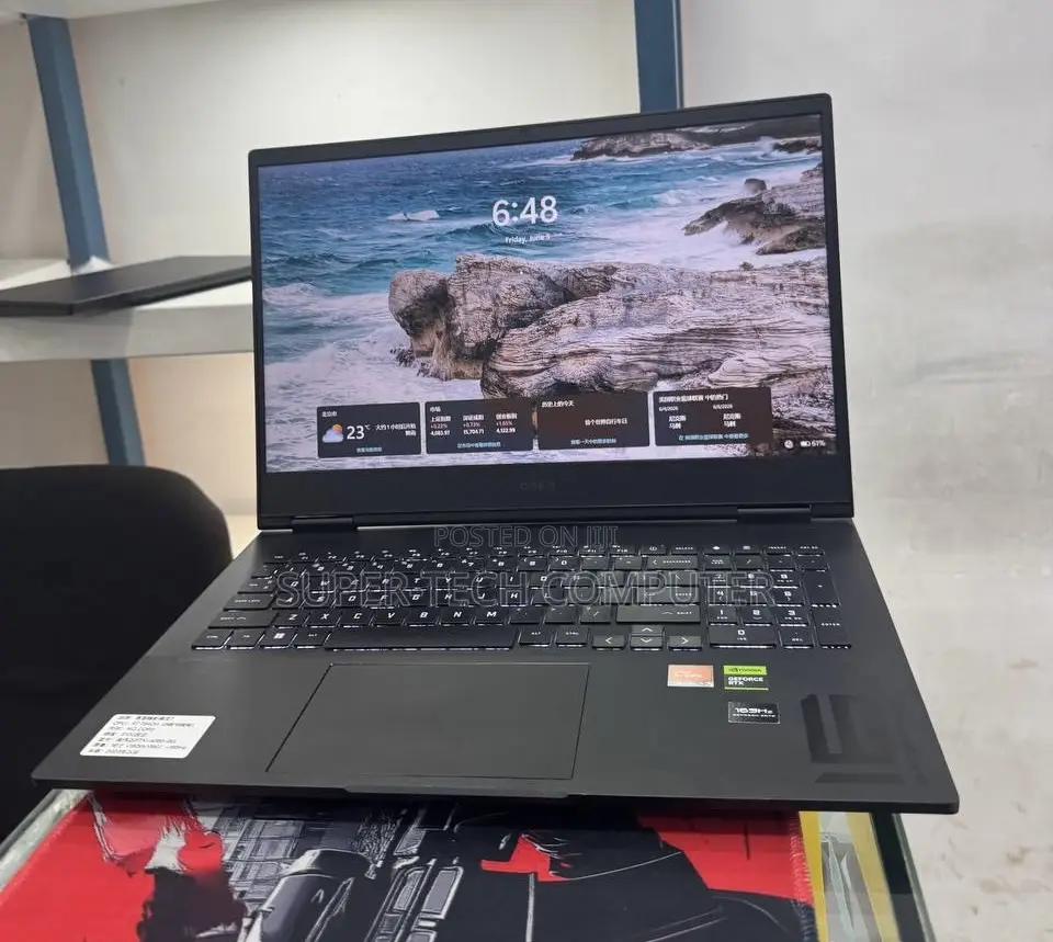 New Laptop HP Omen 16 16GB AMD Ryzen 7 SSD 512GB