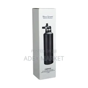 Cervo - Hans Larsen Vacuum Stainless Steel Bottle With Sports Lid