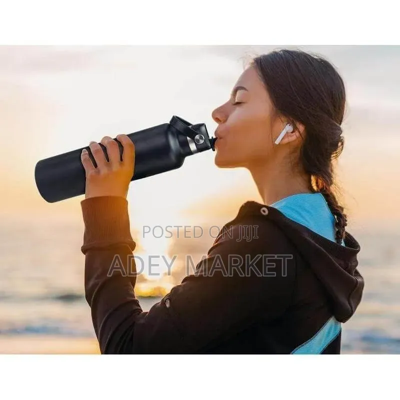 Cervo - Hans Larsen Vacuum Stainless Steel Bottle With Sports Lid