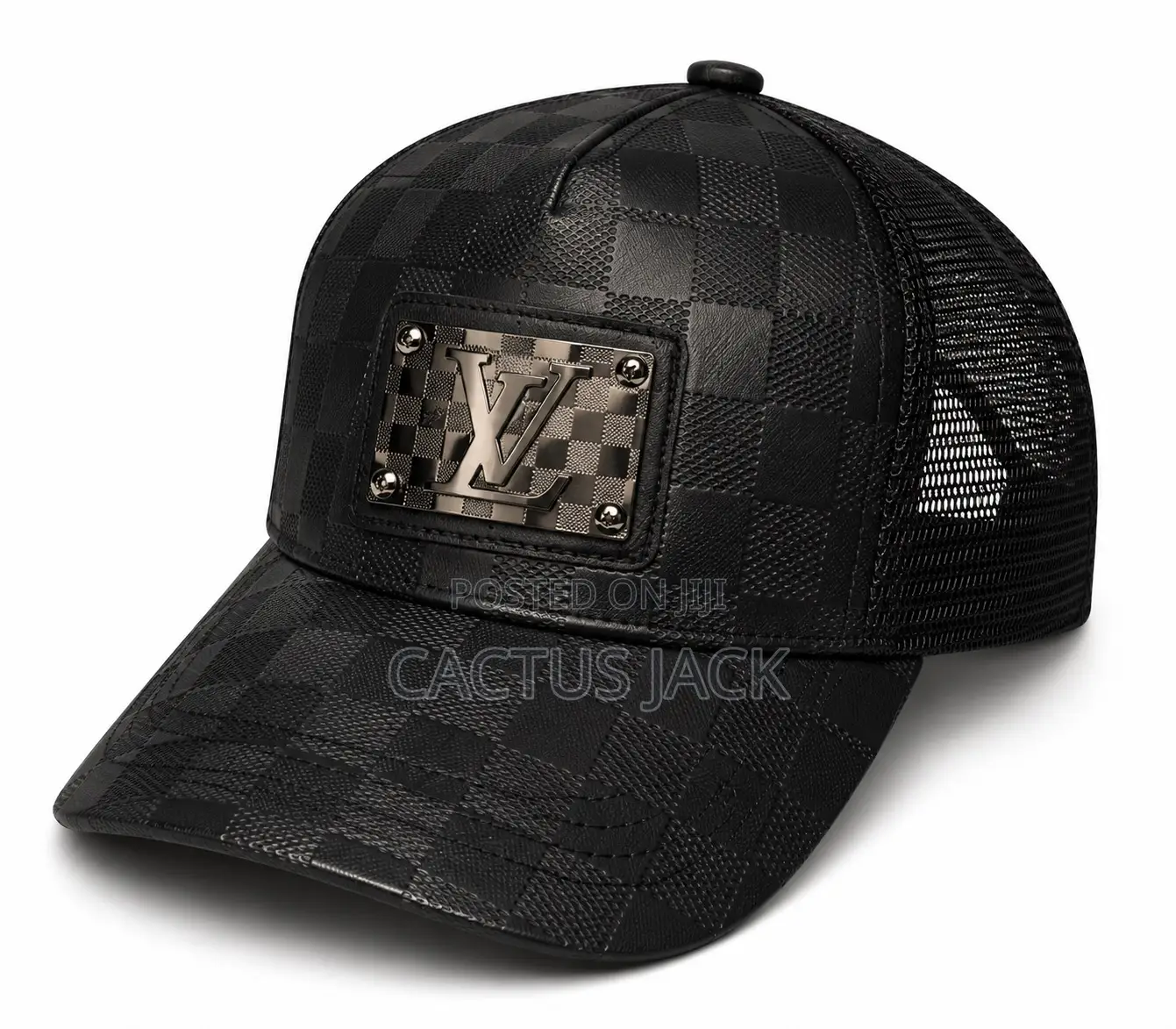 Lv Leather Cap