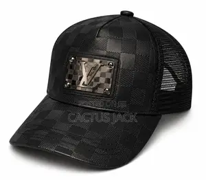 Lv Leather Cap
