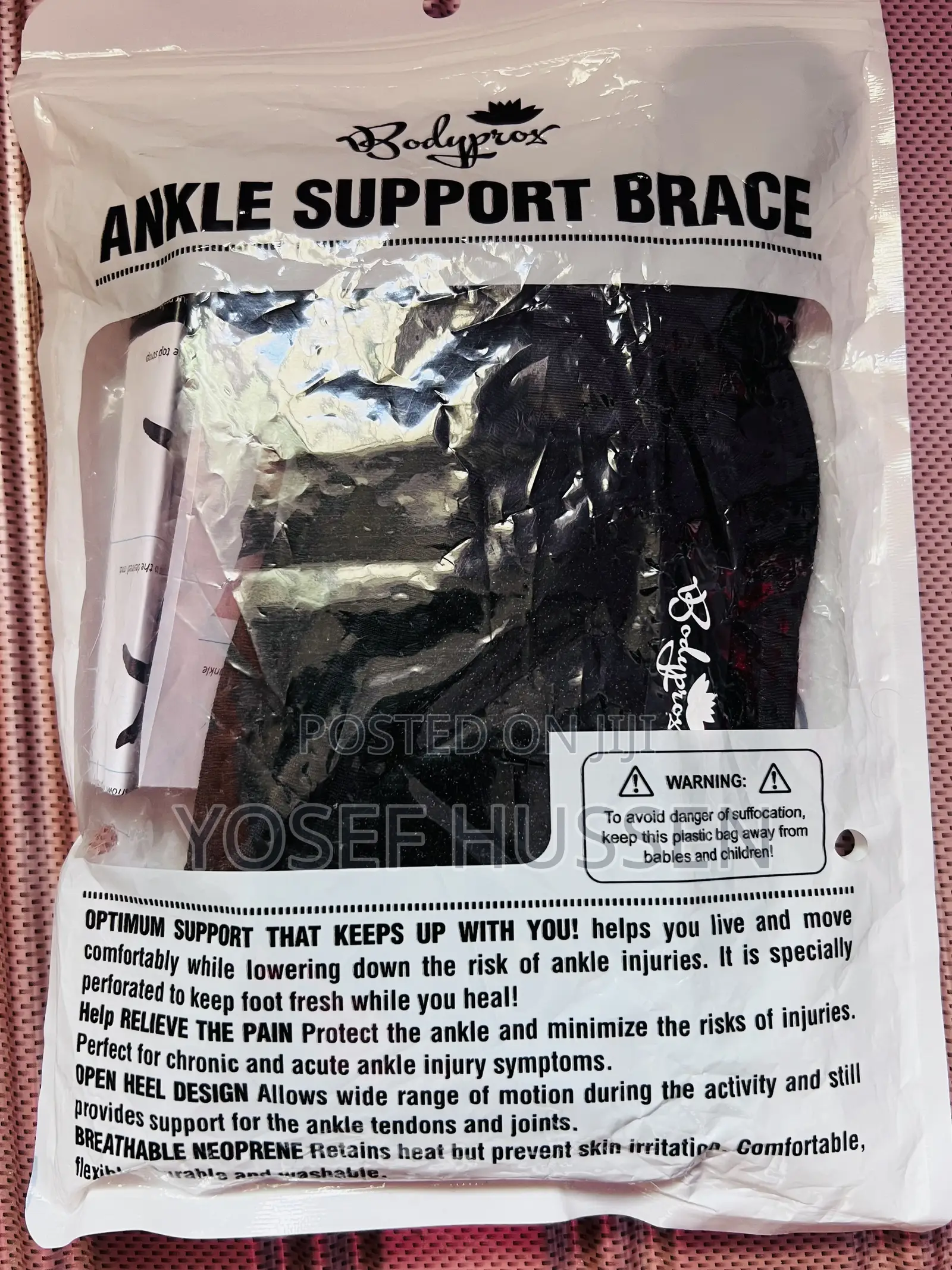 New Bodyprox Ankle Support Brace – Adjustable Ankle Stabilizer