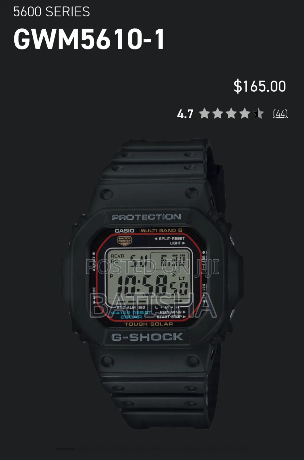 Casio G-Shock (Gwm5610-1)