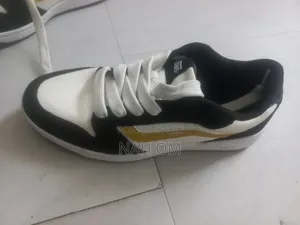 Vans Ryland Ls Shoes ጫማ (Black/White/Yellow) |