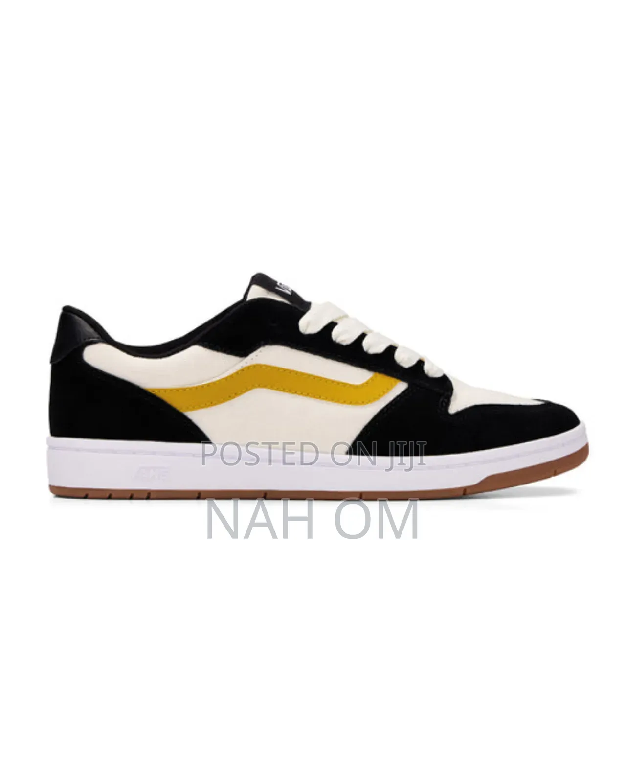 Vans Ryland Ls Shoes ጫማ (Black/White/Yellow) |