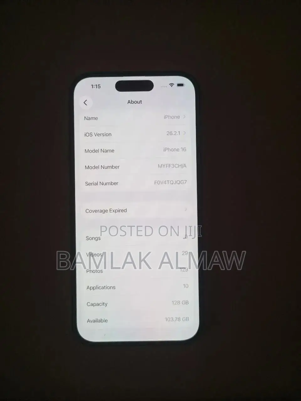Apple iPhone 16 128 GB Blue