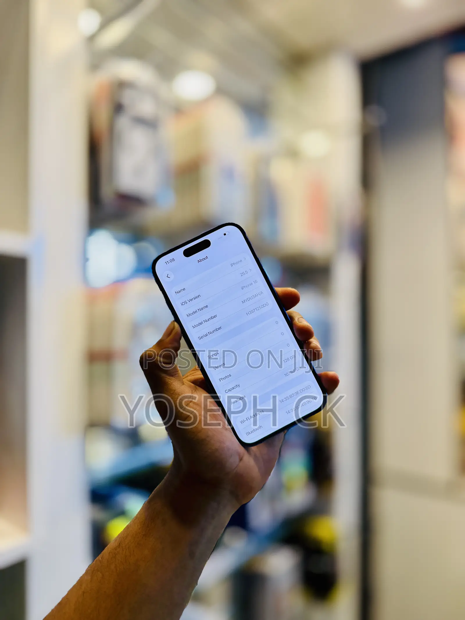 New Apple iPhone 16 128 GB Blue
