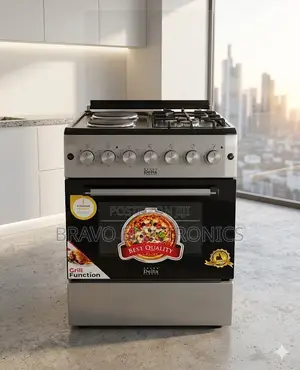 Delta 60×60 Oven – Turkish Quality | Fan + Grill + Timer