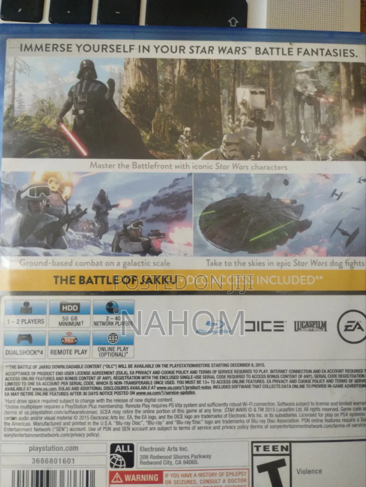 Ps4 2 Game Cd or DVD