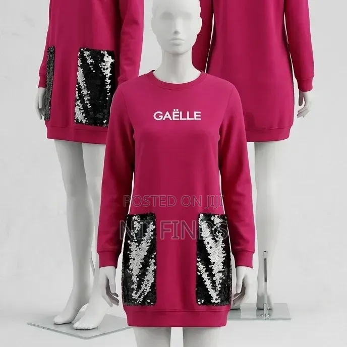 Bonda Stylish Gaëlle Sweatshirt Mini Dress
