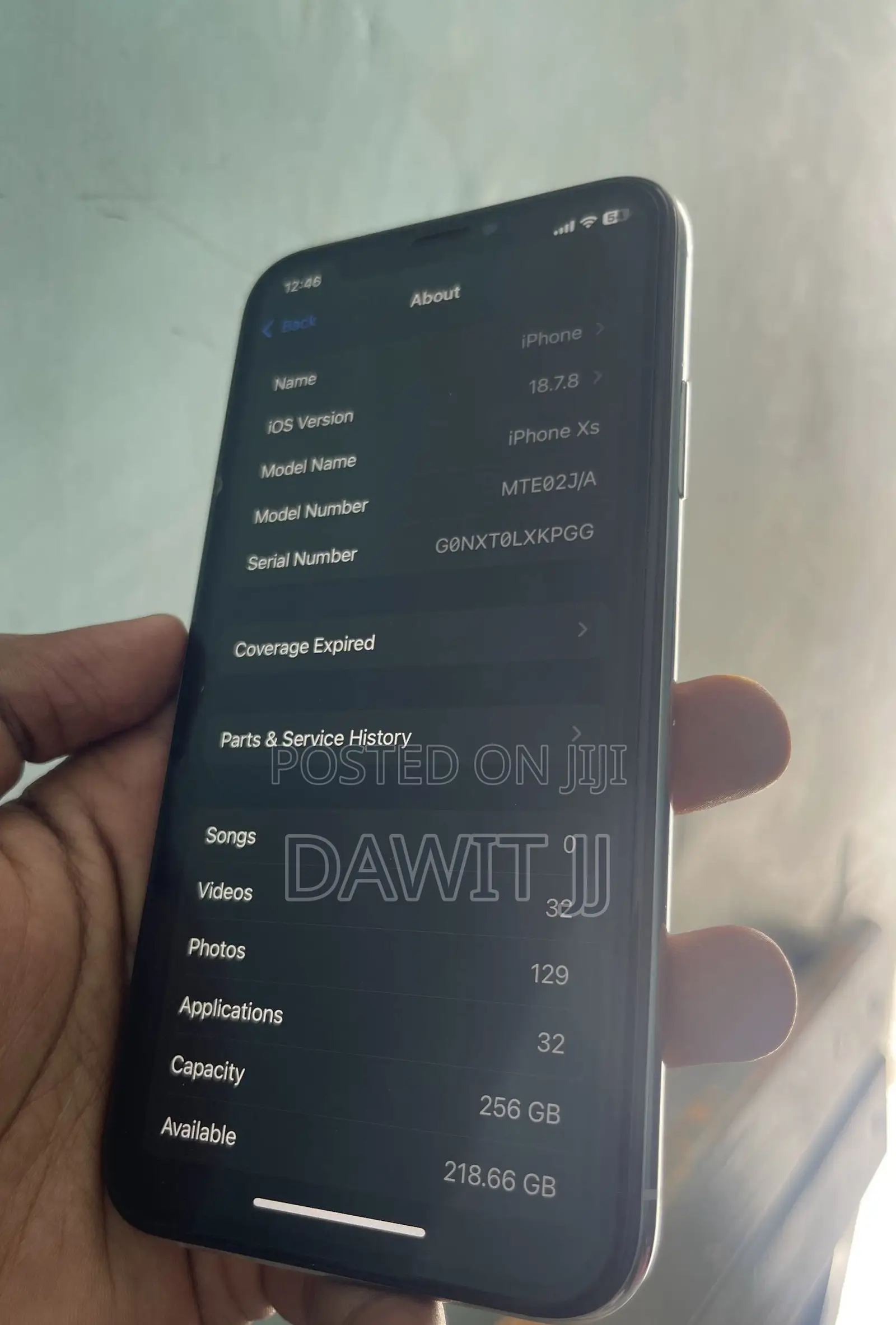 Apple iPhone XS 256 GB White