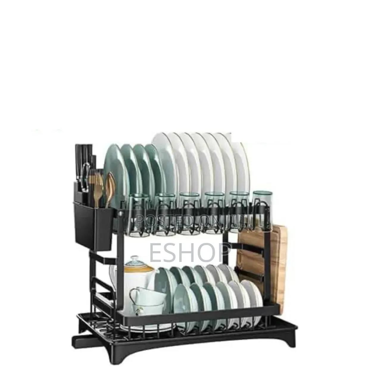 Vertical Dish Rack – Doubles Storage Without Footprint